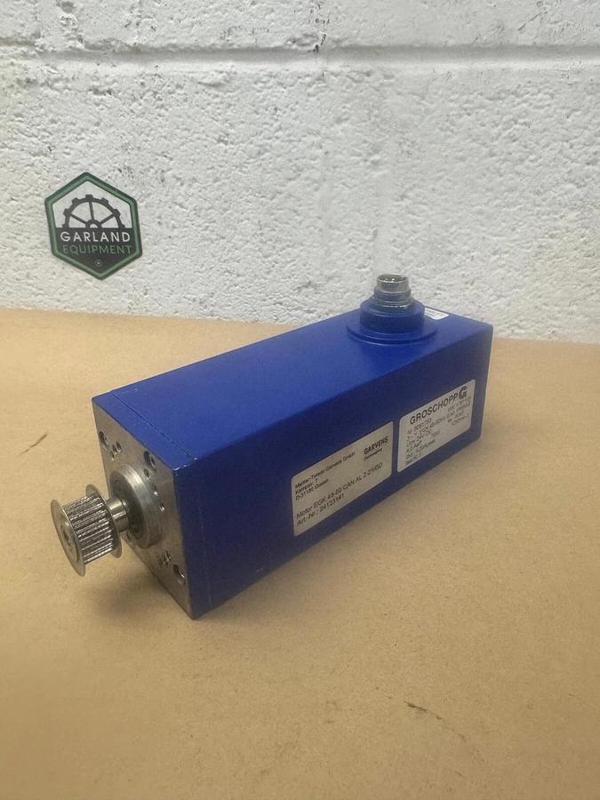 Used Garvens Groschopp WK1781109 ServoMotor 4.0A, 70 W