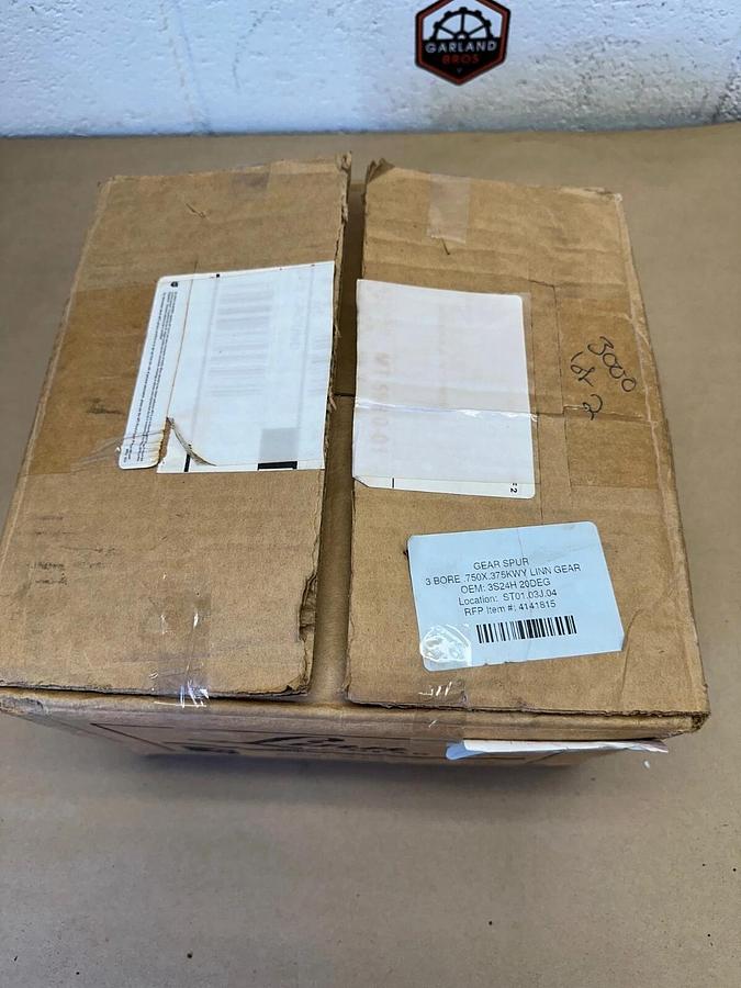 Used Linn Gear Co. Gear Spur 3S24H 20DEG 3 Bore .750X.375KWY