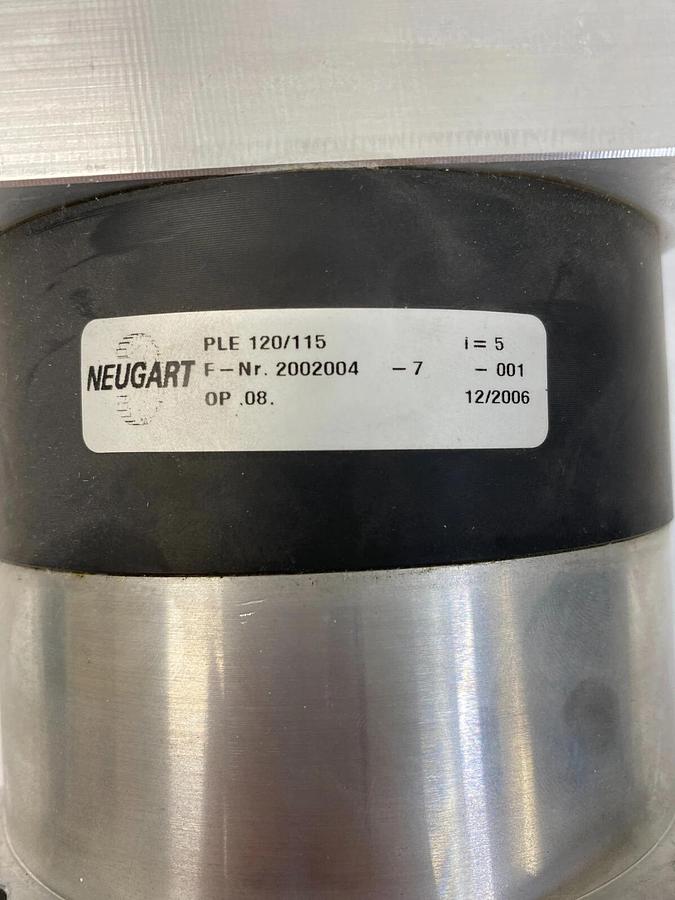 Used Neugart PLE 120/115 F-Nr. 2002004 OP. 08 i=5