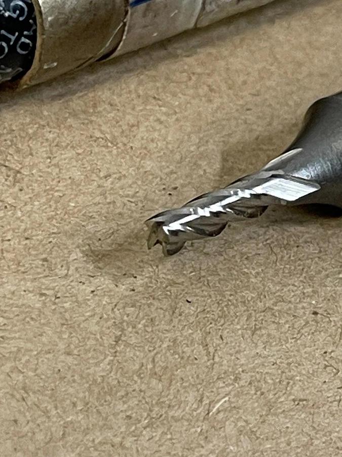 Weldon CoAA4-2, 1/8 DIA, Double-End End Mill, Quad Mold