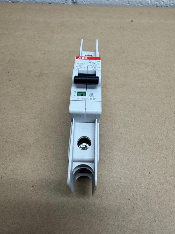 New - open box ABB SU 201M C20A 20A Circuit Breaker Single Pole *NEW*