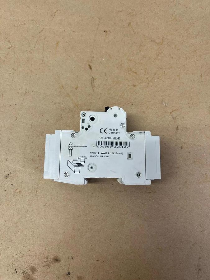 Used Siemens 5SJ42 2 Pole Circuit Breaker - Lot of 3