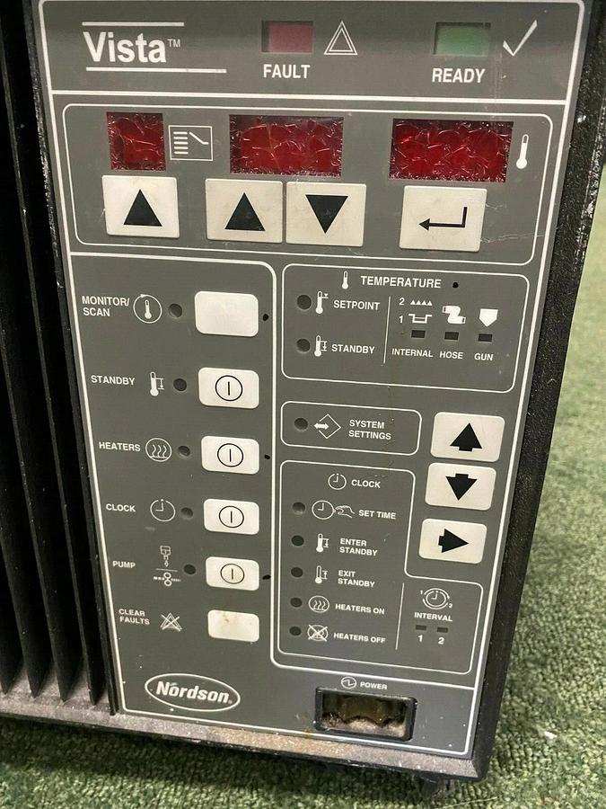 Used Nordson 3100V-2EAV2D/R Hot Melt Adhesive Glue Applicator System