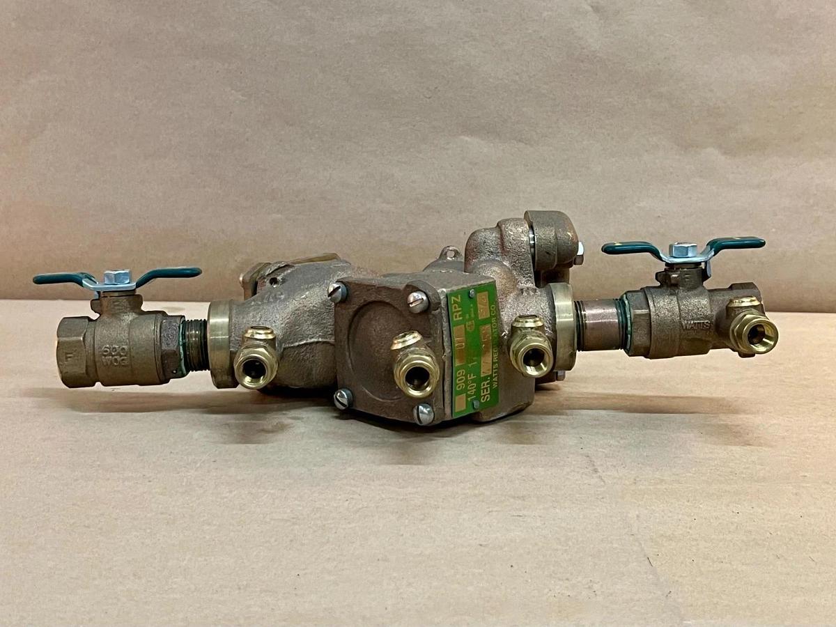Watts 909-QT 3/4" RPZ Backflow Preventer Assembly *NEW*