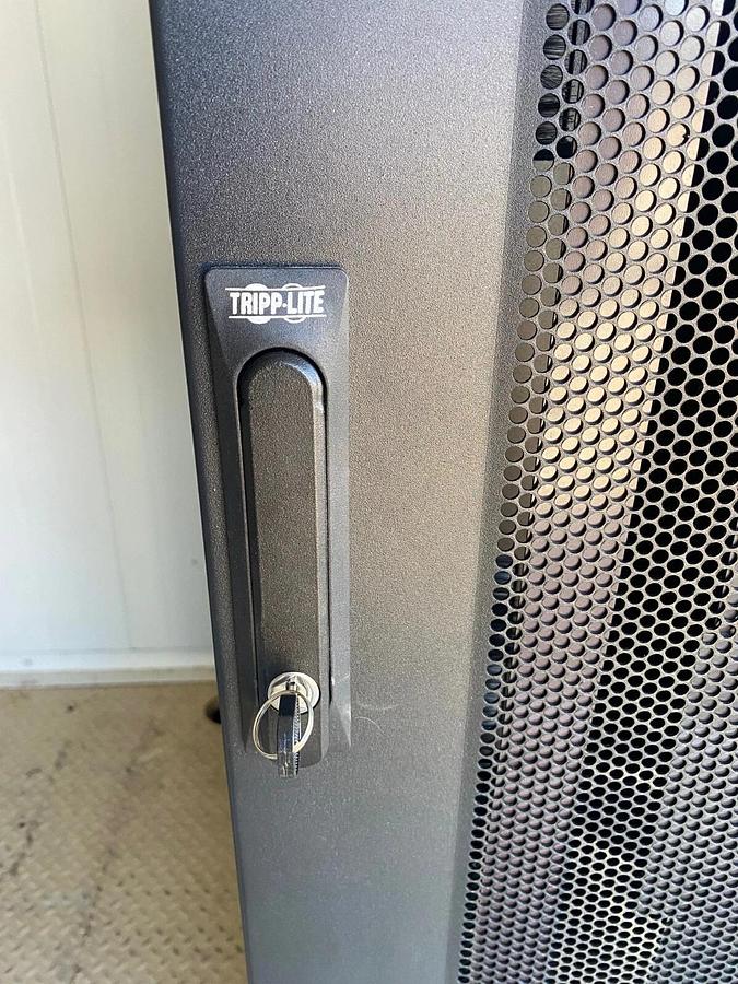 Used Tripp-Lite SmartRack Enclosure, APC SMX3000LVNC Smart-UPS X Battery