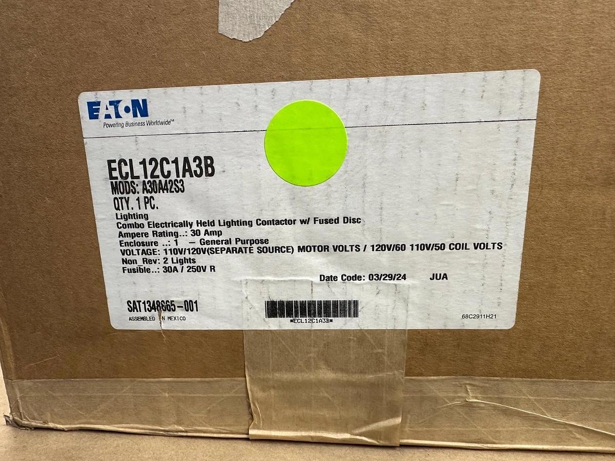 Used Eaton ECL12C1A3B Enclosure *NEW*