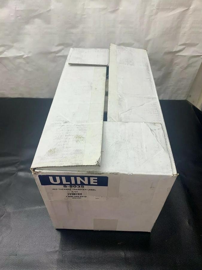 Uline S-5035 4x2 Thermal Transfer Labels (pack of 4)