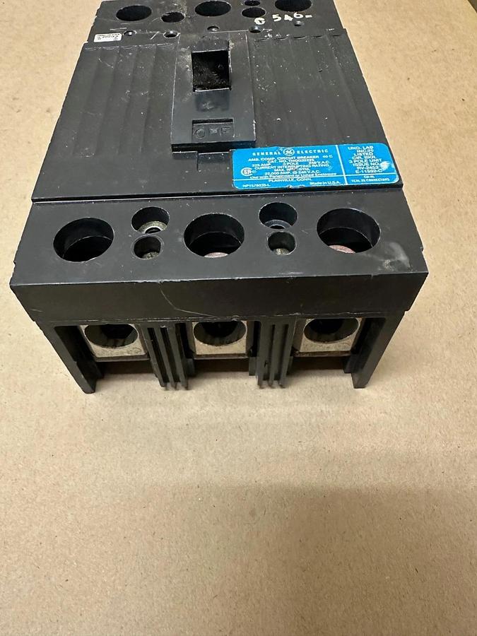 Used General Electric THQD32225 225A 3 Pole Circuit Breaker