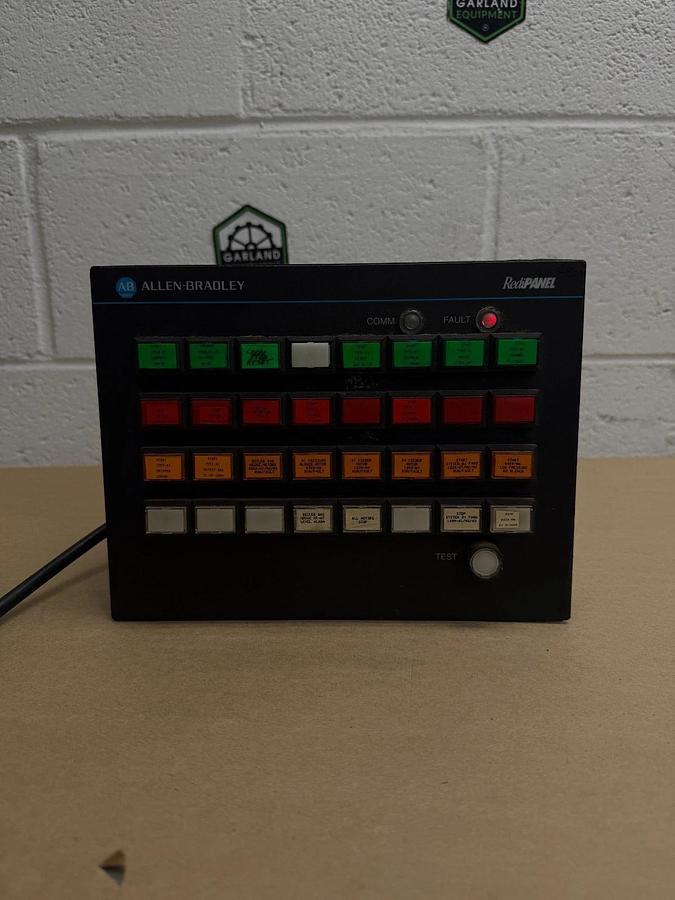 Used Allen-Bradley 2705-P11J1 Ser E, RediPanel, 120/240VAC Operator Interface