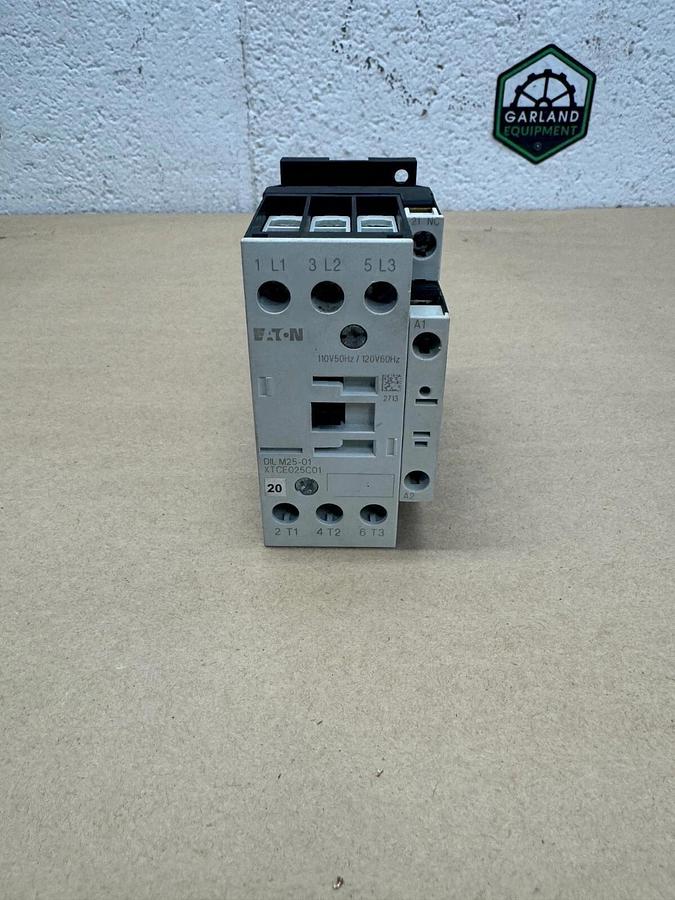 Used Eaton DIL M25-01 Contactor 110/120V, 50/60hz, 3 ph