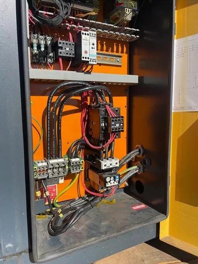 Used Kaeser AS 36 Rotary Screw Air Compressor, 30 HP, 110 PSIG, 135 RPM, MFG 1996