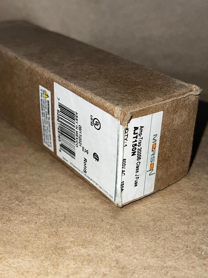 Used Mersen AJT150N Amp-Trap 2000 Class J Fuse 600VAC 150A *FACTORY SEALED*