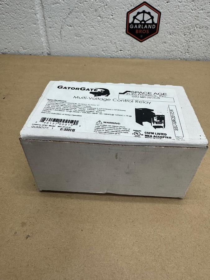 Used Gatorgate SSU-MR-201/C/R Multivoltage Control Relay *NEW*