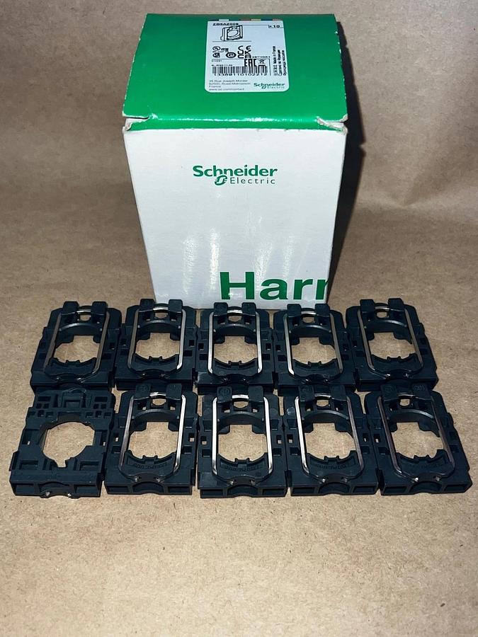 Used Schneider Electric ZB5AZ009 Pushbutton Mounting Collar (Qty 10) *NEW*