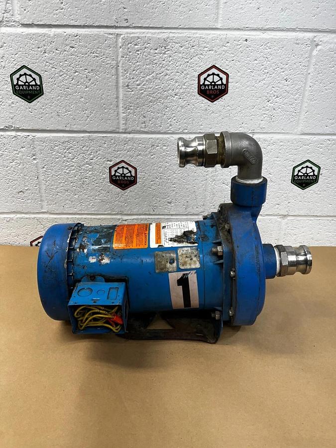 Used Goulds 2MC1H5A0 Centrifugal Pump MCC Inlet: 1 1/4 x 1 1/2 *no pump cover*