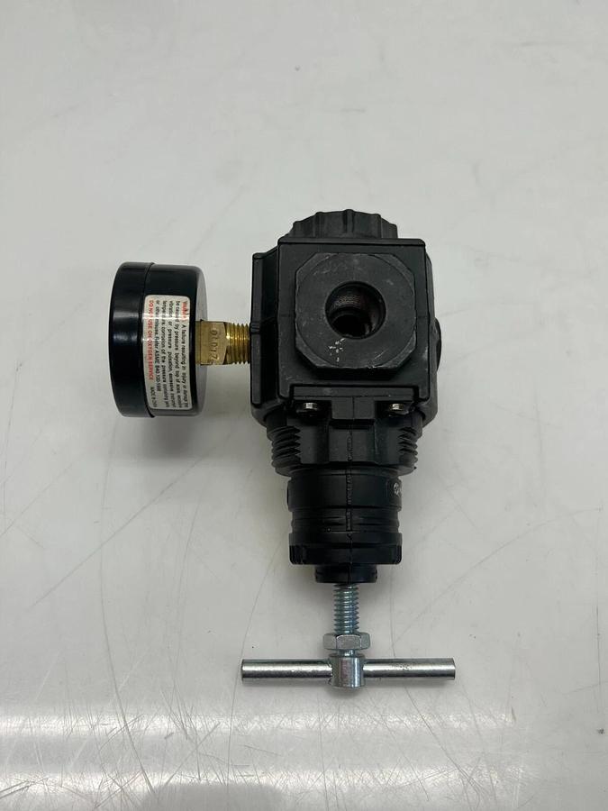 Used Norgren R73G-3AT-RMG Air Regulator Valve w/ 0-160 PSI Gauge