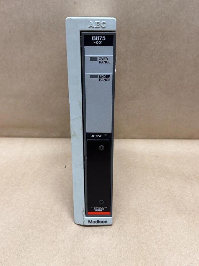 Used Modicon AS-B875-001 Analog Input Module