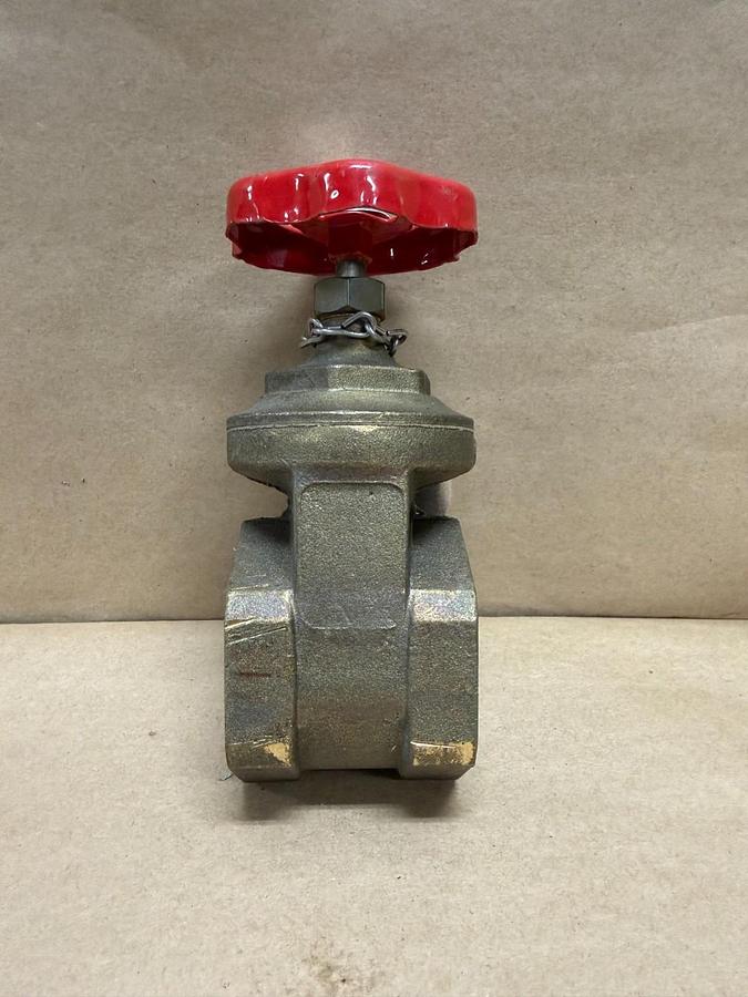 Used 2-Inch Brass PN16 Rising Stem Gate Valve