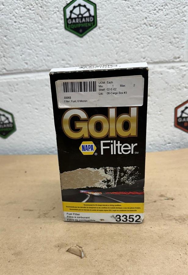 Used NAPA 3352 Gold Fuel Filter *NEW*