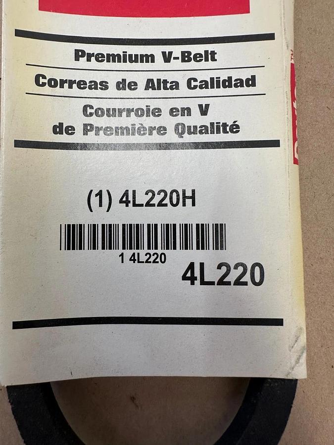 Used Dayton 4L220H V-Belt*NEW* Lot of 2