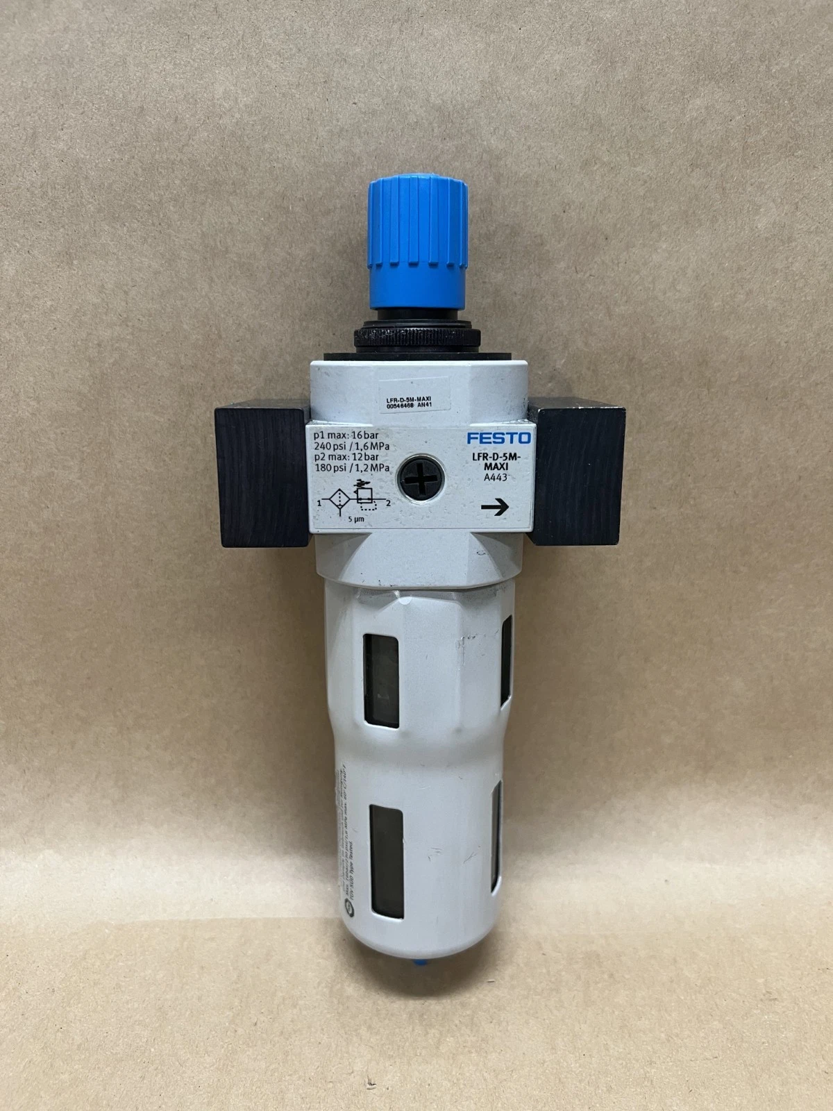 Used Festo LFR-D-5M-MAXI 16 Bar/240 PSI Filter Regulator