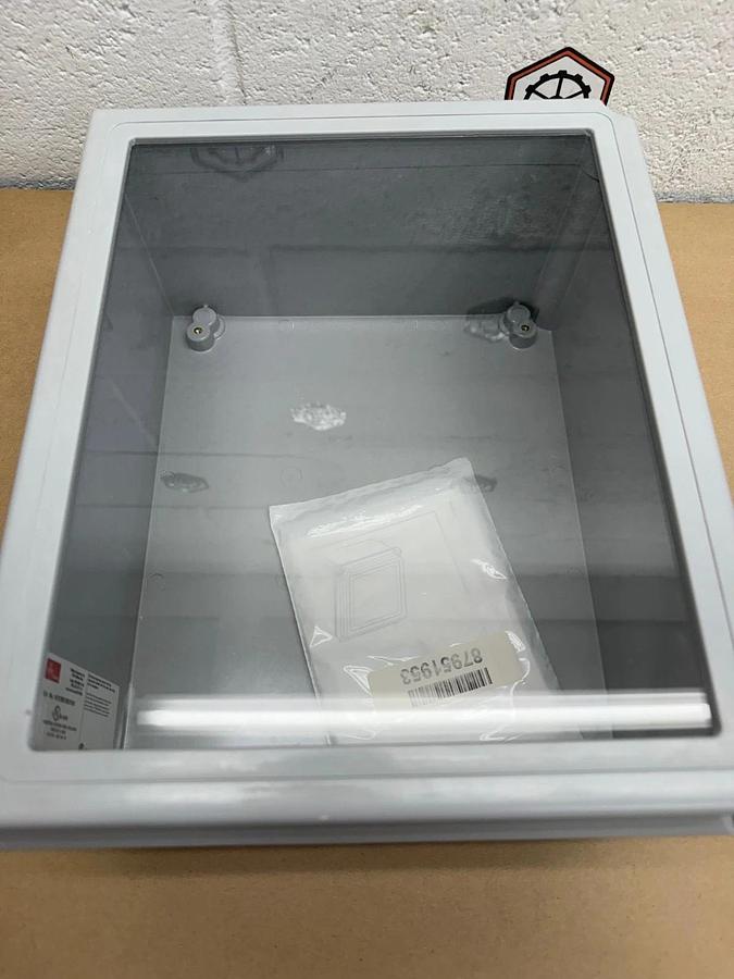 Used Nvent Hoffman A12106CHSCFGW, NEMA 4X Window Enclosure *NEW*