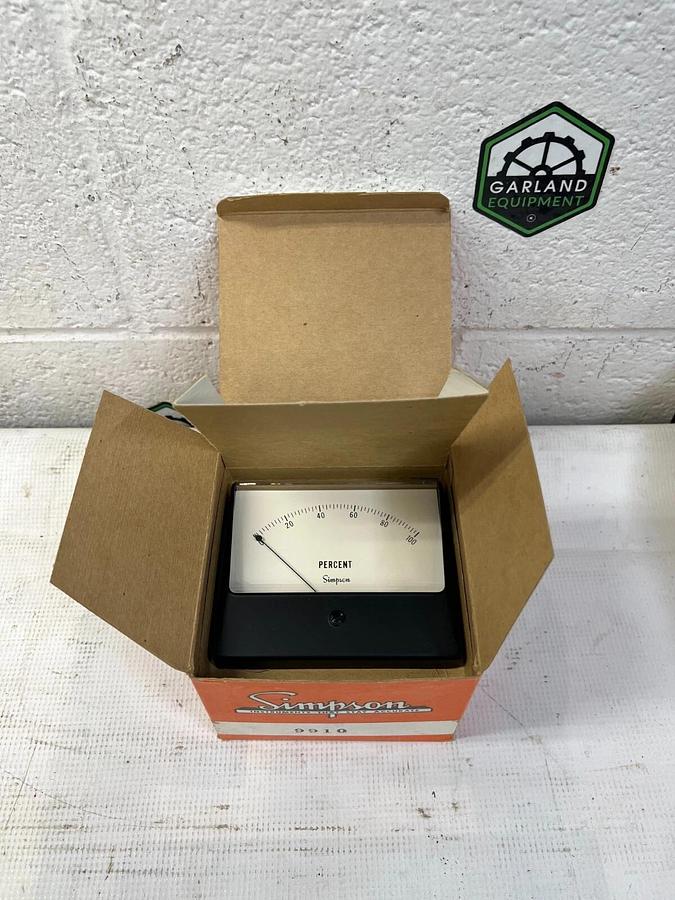 Used Simpson 9910 Panel Meter