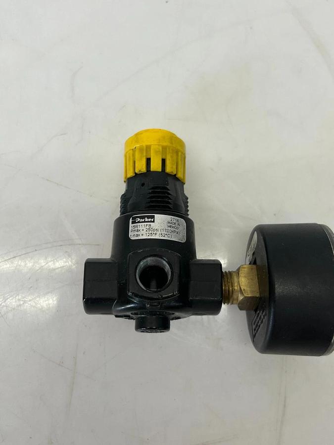 Used Parker 15R111FB Pressure Regulator 250PSI