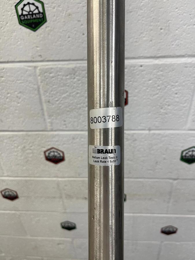 Used M Braun 304 Stainless Steel Sanitary Pipe w/KF40 Flange 8003788