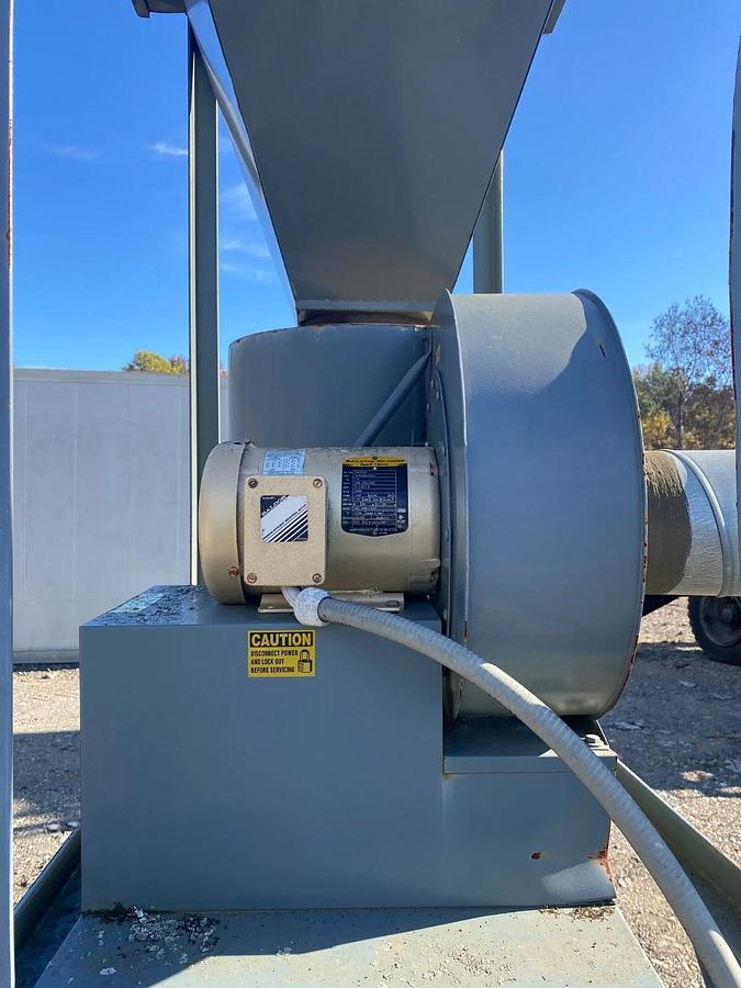 Used AGET Dustkop 11T51-D1-SP Dust Collection System, Baldor 1.5HP, 3500 RPM Electric