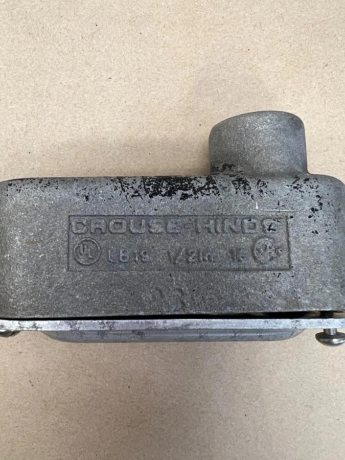 Used Crouse Hinds 190 LB19 1/2in. Conduit Body