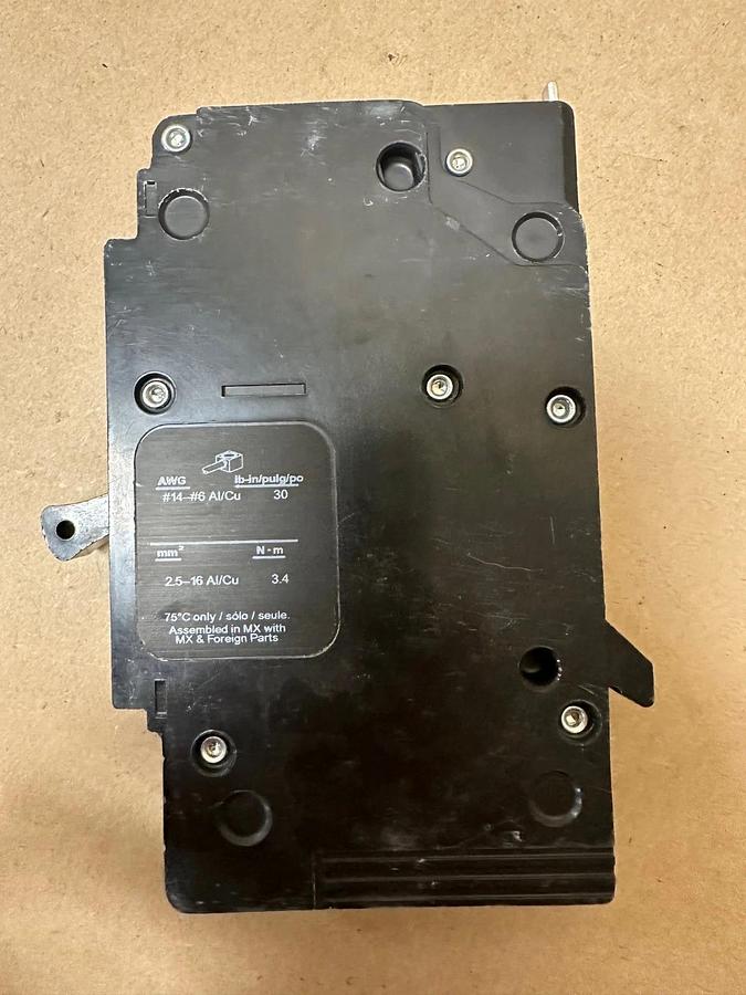 Used Square D EDB14020 20A 1 Pole Circuit Breaker