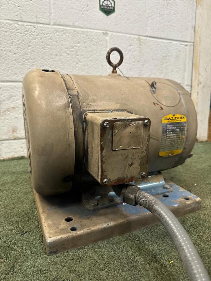 Used Baldor M3710T AC Motor, 7.5Hp @ 1725 RPM, 208-230/460V
