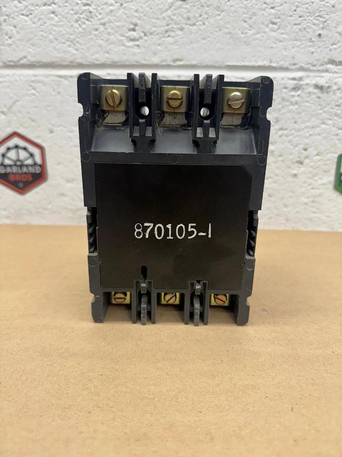 Used Westinghouse HMCP003A0C Circuit Protector, 3A, 3 Poles, 600VAC
