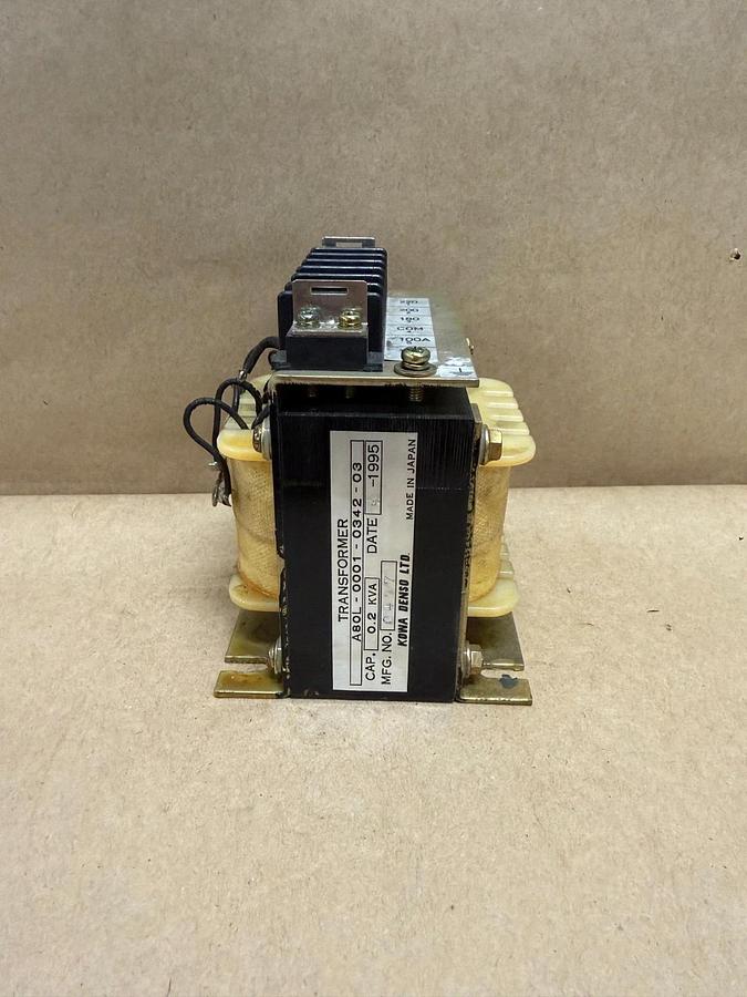 Used Kowa Denso Ltd. A80L-0001-0342-03 0.2KVA Transformer