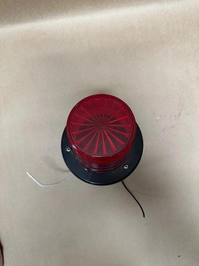 Used Federal Signal Corp AV1-LED-120R Red Audio/Visual Incandescent Light 120VAC .27A