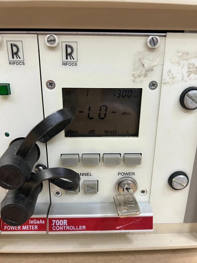 Used Rifocs 685MRL-110 Return Loss Meter 702R-8.5 Chasis 700R Controller 772R Pwr Mtr