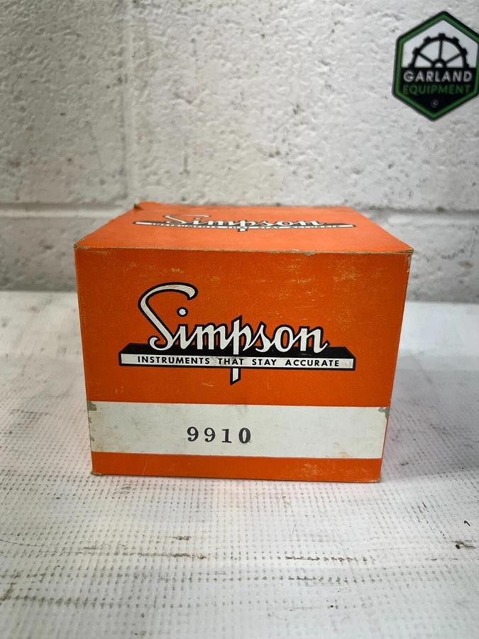 Used Simpson 9910 Panel Meter