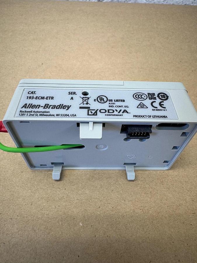 Used Allen Bradley 193-ECM-ETR Ethernet/IP Communication Module, Series A