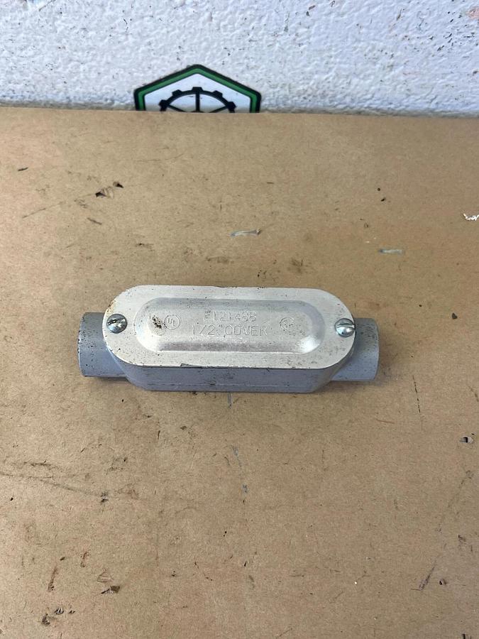 Used E121488 1/2” Cover, Conduit Body