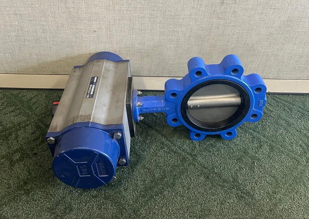 BI-TORQ BYLE260145SRPN 6” Lug Style Butterfly Valve w/ EPDM Seals