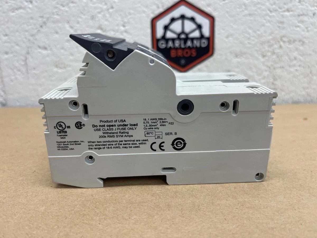 Used Allen Bradley 1492-FB2J30 Fuse Holder, 30A, 600V *NEW*