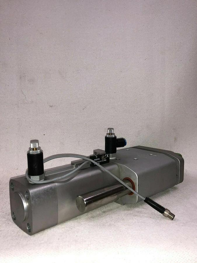 Used Festo DGRF-C-GF-40-80-PPVA-R Pneumatic Cylinder Guided Drive w/ Proximity Sensor