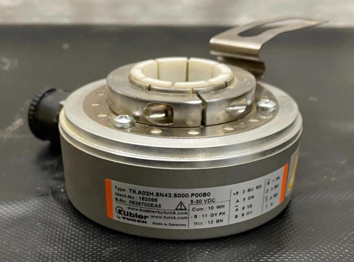 Used Kubler Turck T8.A02H.5DBE.1024.P13B0 Encoder