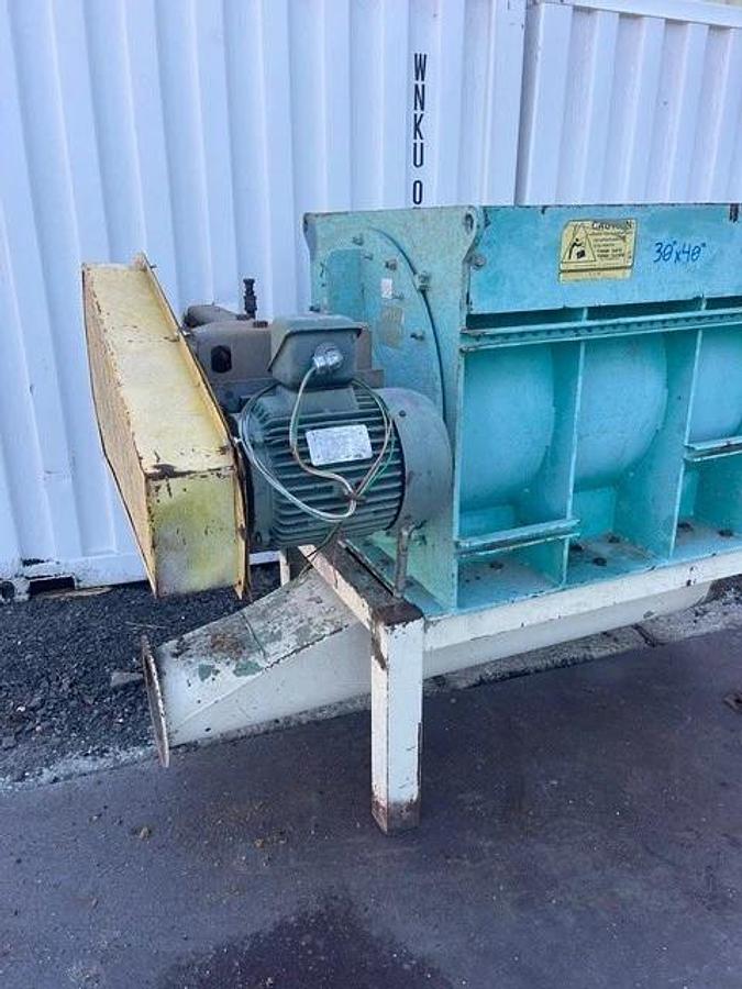 Used Clarke's FDR-ER30X40-90-655 Rotary Airlock Feeder, Toshiba 10HP Motor - TESTED