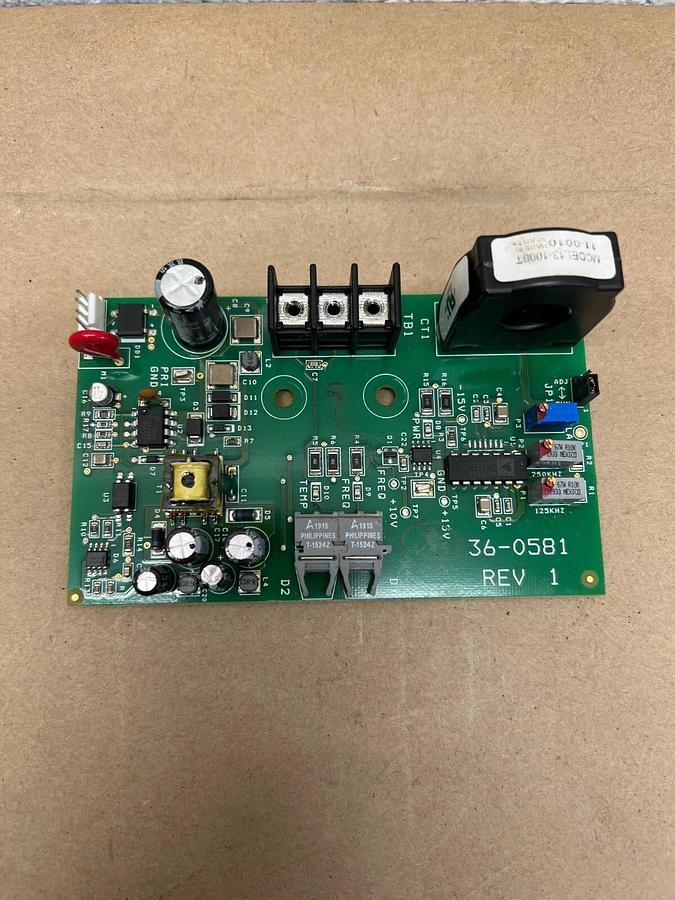 Used Motortronics 36-0581 Control Board/Temp Board