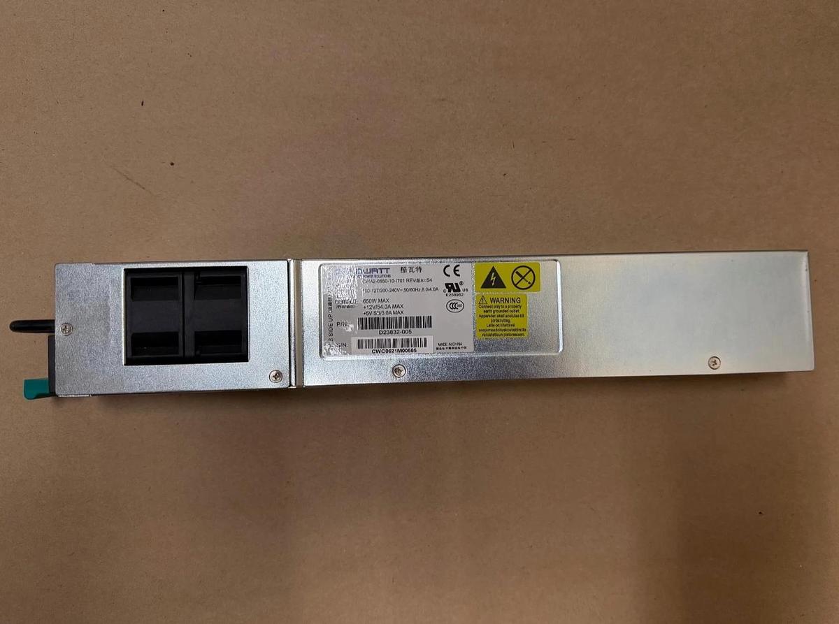 Used Coldwatt CWA2-0650-10-IT01 Intel Power Supply