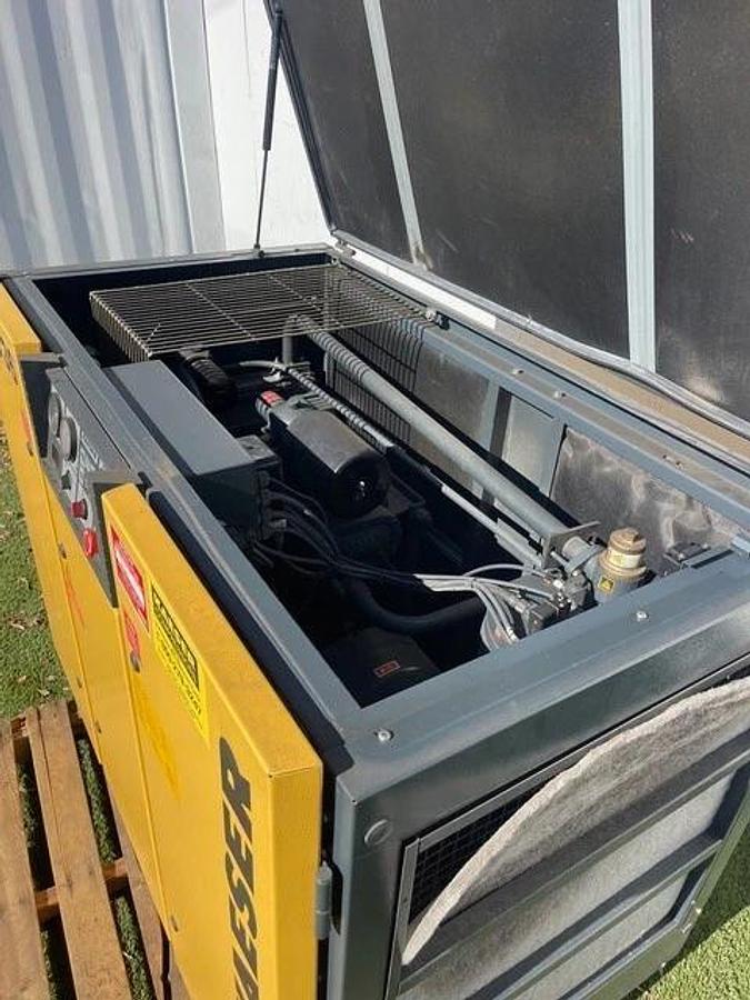 Used Kaeser AS 36 Rotary Screw Air Compressor, 30 HP, 110 PSIG, 135 RPM, MFG 1996