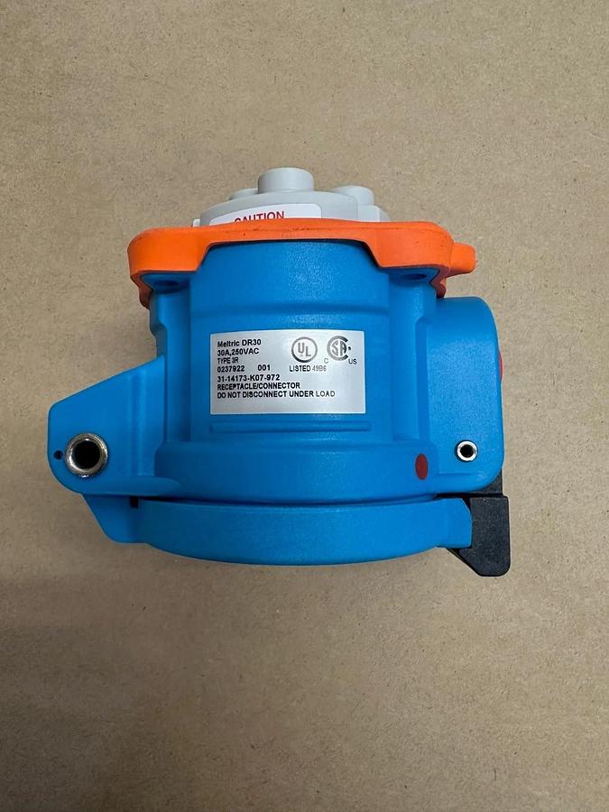 Used Meltric DR30 31-14173-K07-972, Receptacle Connector *NEW*