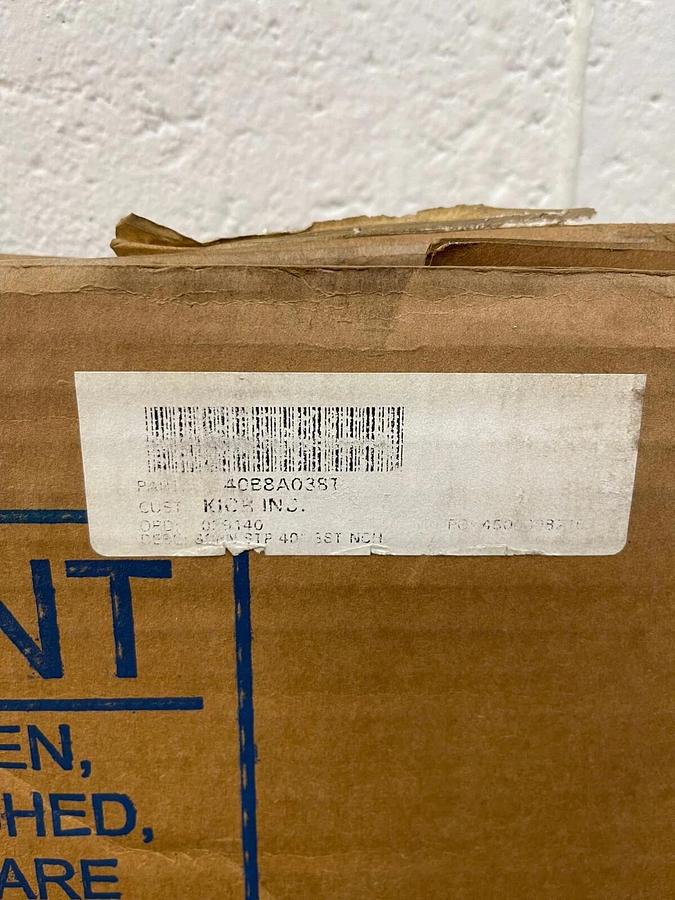 Used Sweco 40B8A038T 40” Stainless Steel 38 microns